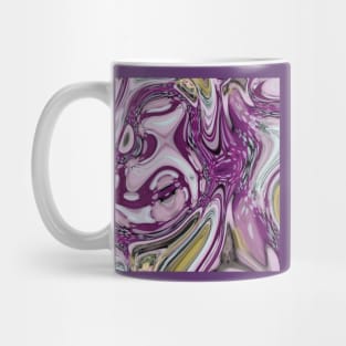 girly trendy spring lavender lilac purple swirls Mug